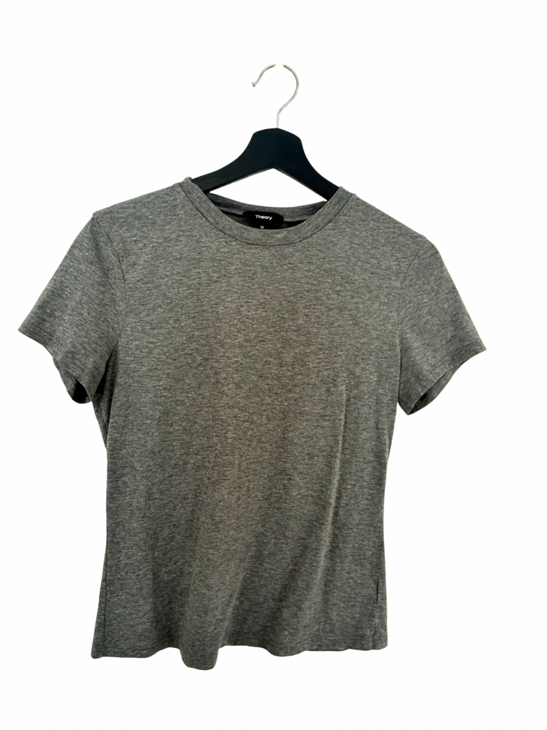 Theory Gray Short Sleeve T-Shirt