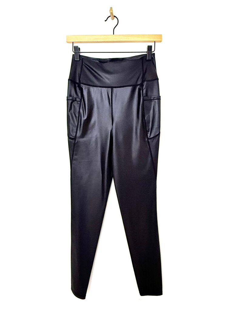 Rudsak Clare High-Shine Black Leggings with Pockets