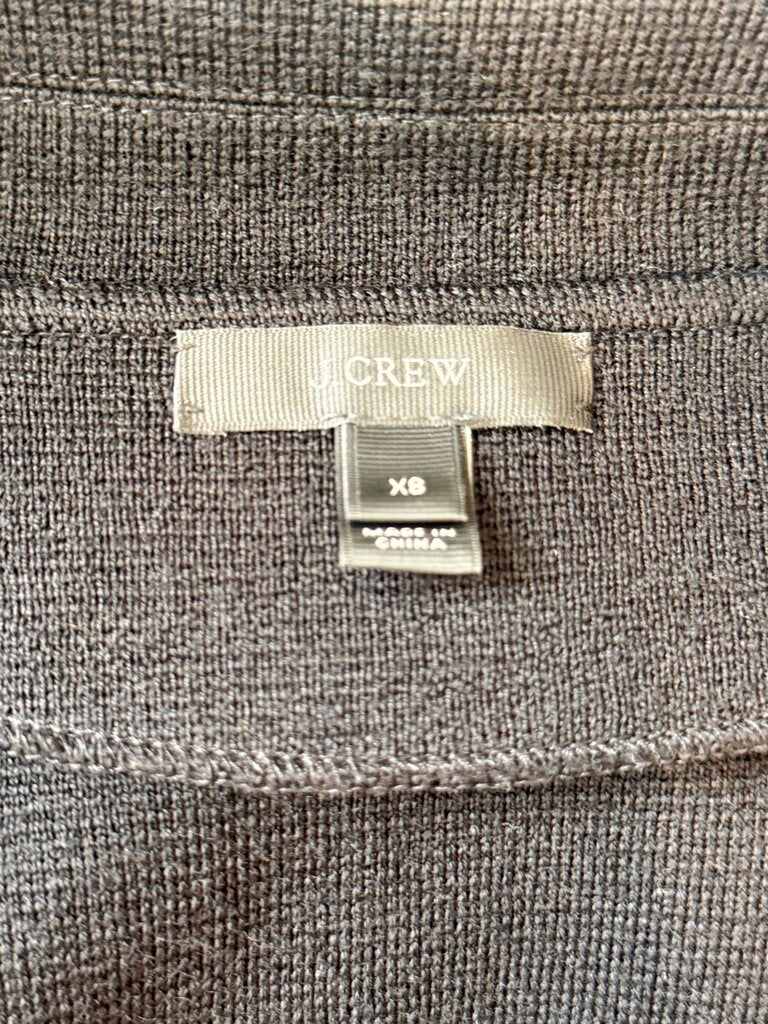 J.Crew Black Knit Coat