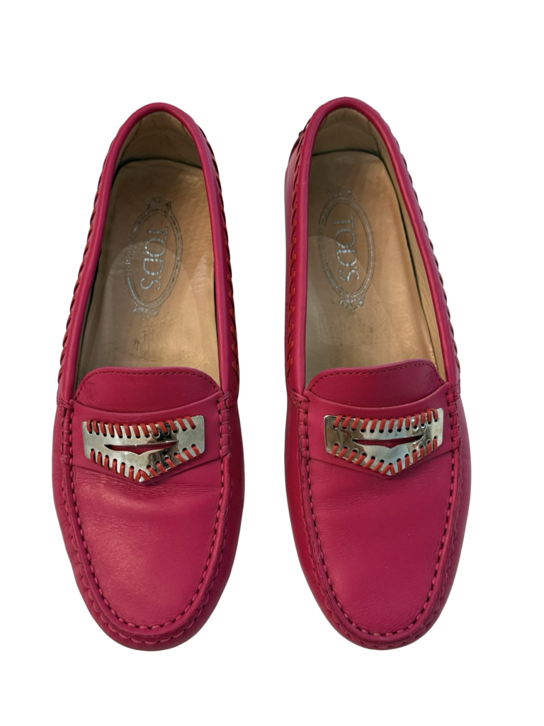 Tod's Magenta Pink Loafers