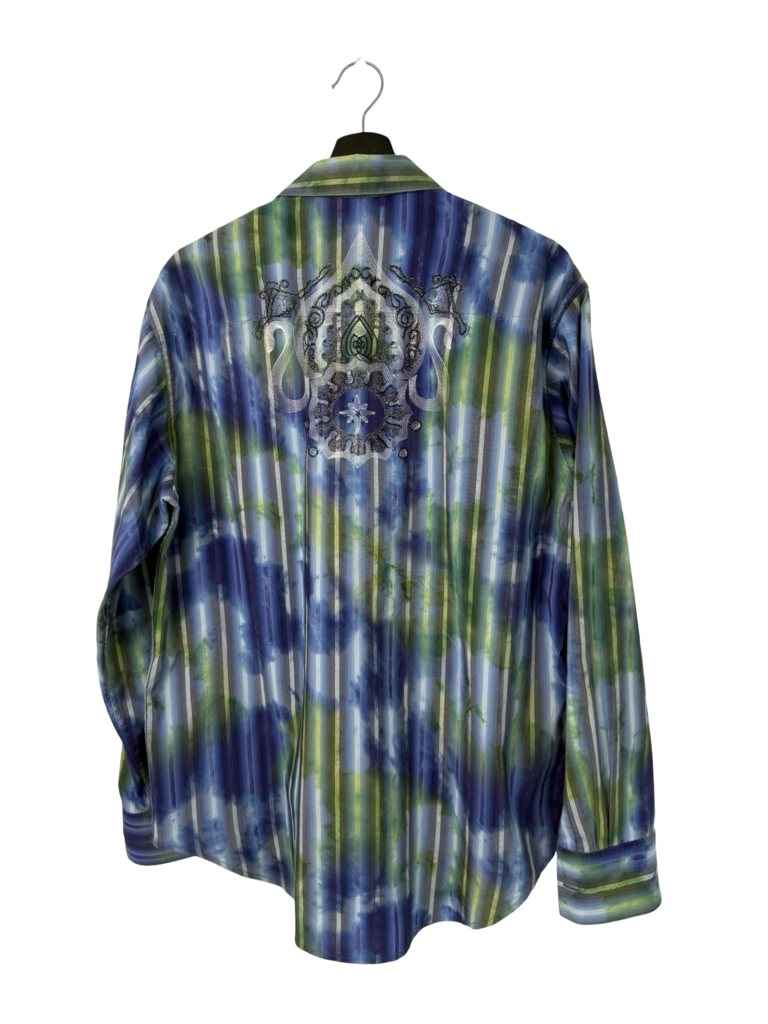 Men's Colorful Striped Long Sleeve Shirt