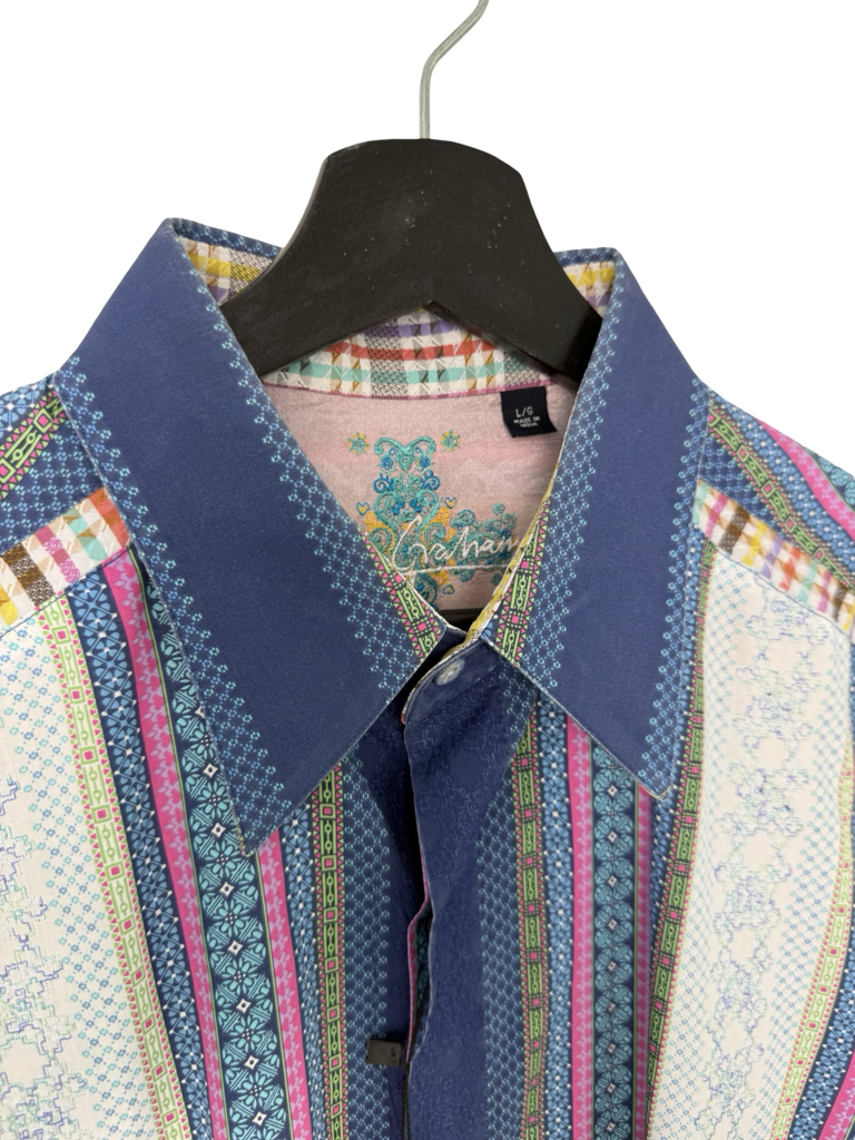 Robert Graham Colorful Striped Button-Up Shirt