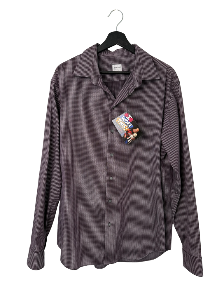 Armani Collezioni Men's Checked Shirt