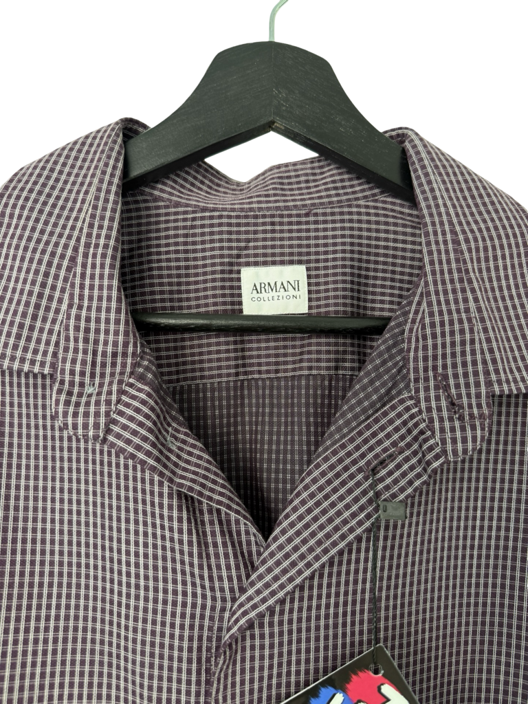 Armani Collezioni Men's Checked Shirt