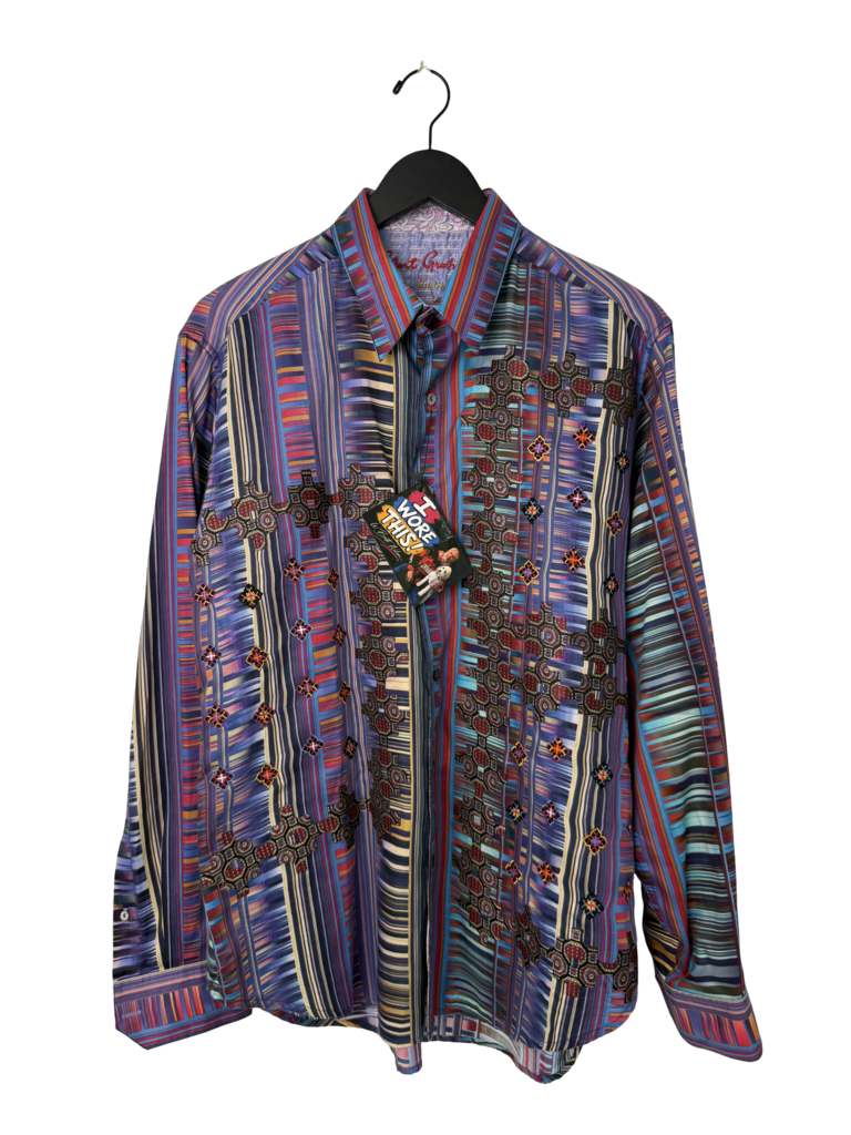Robert Graham Limited Edition Colorful Abstract Print Button-Up Shirt