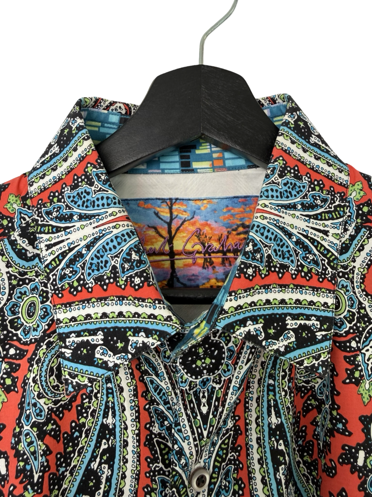 Robert Graham Colorful Paisley Long-Sleeve Shirt