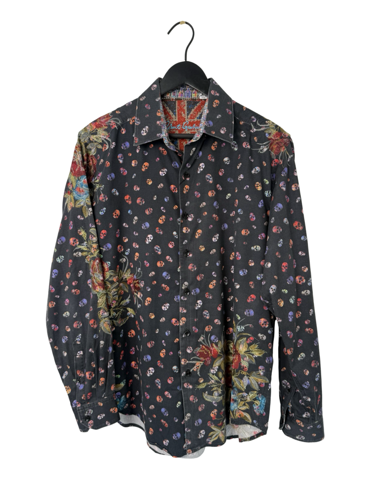Robert Graham Skull Print Button-Up Shirt