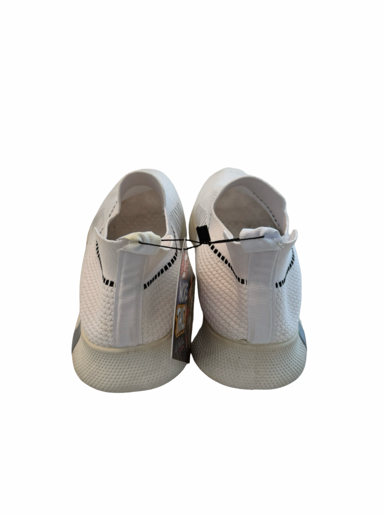 Brett Wilson Men's White Slip-On Athletic Sneakers
