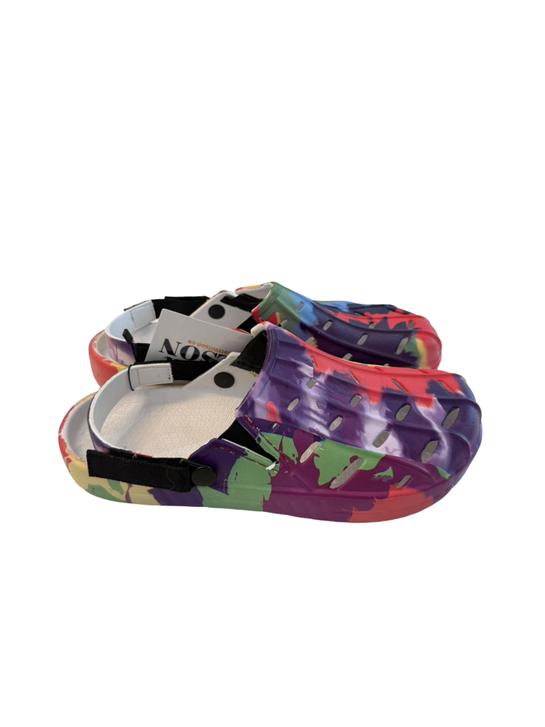 KingSize Colorful Tie-Dye Slip-On Shoes