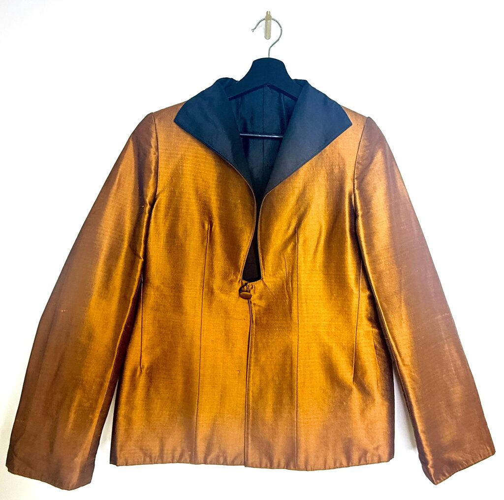 Vintage Bronze Skirt Suit Set