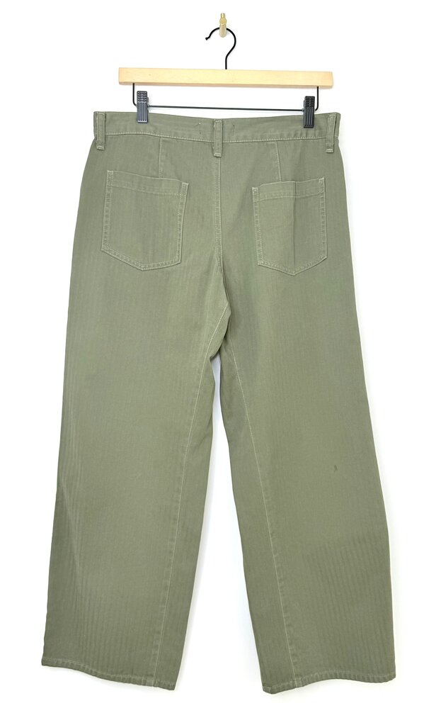 Moussy Vintage Olive Green Pants