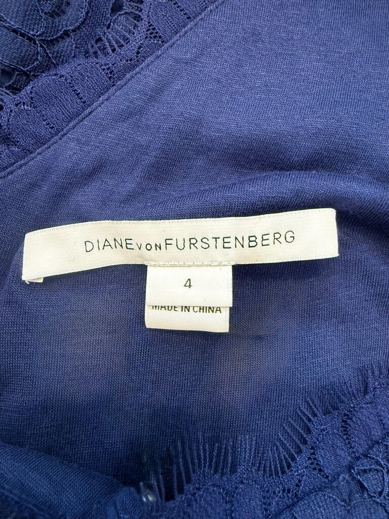 Diane von Furstenberg Navy Bodycon Dress