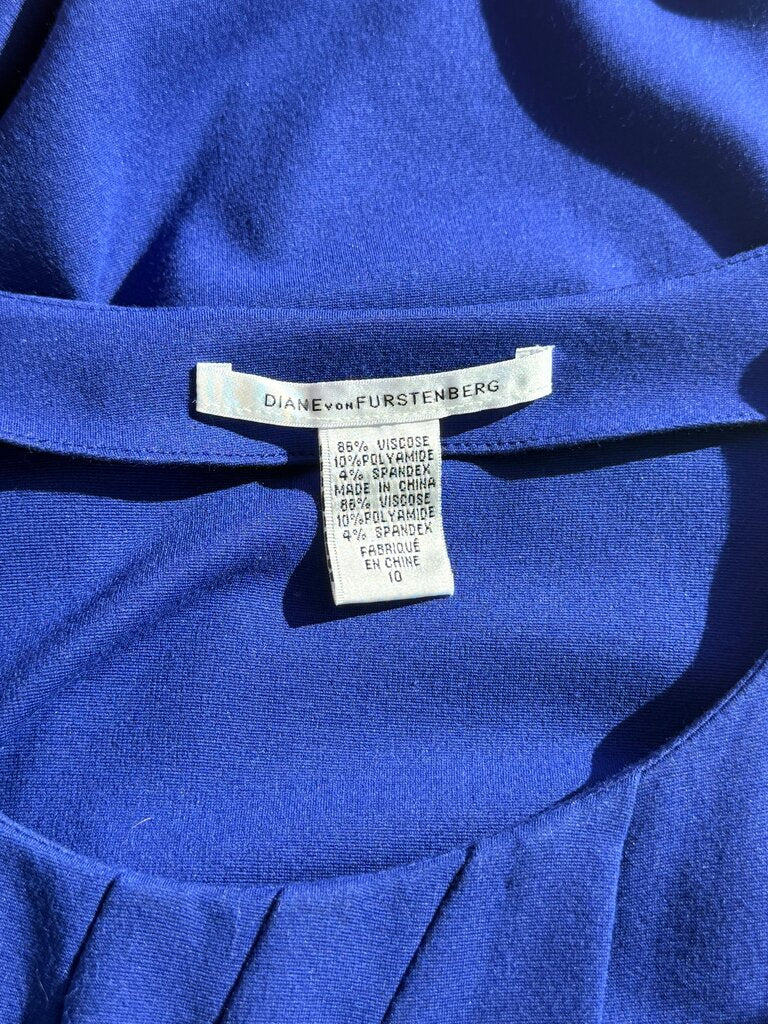 Diane von Furstenberg Blue Dress