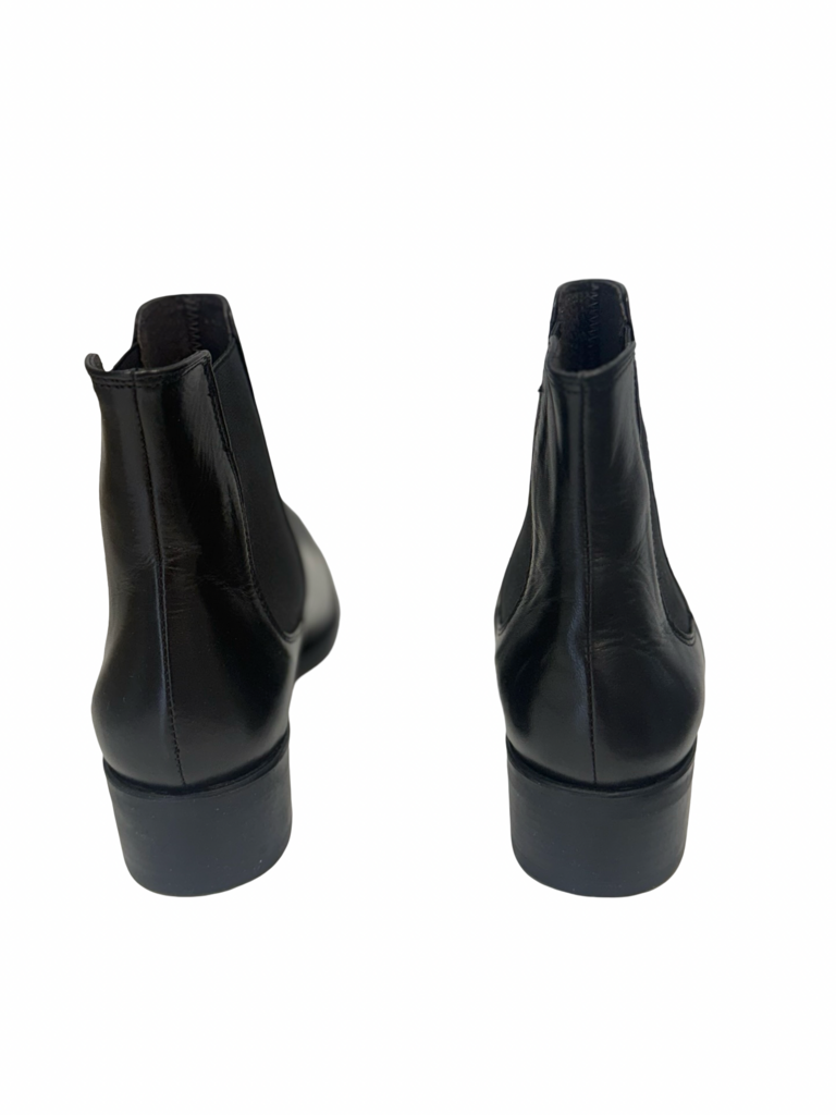 Brown's Black Leather Chelsea Boots