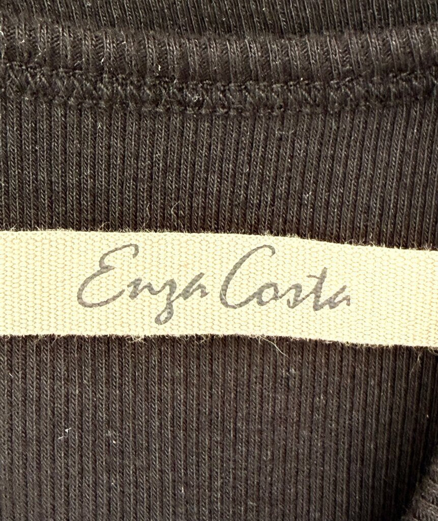 Enza Costa Black Tank Top