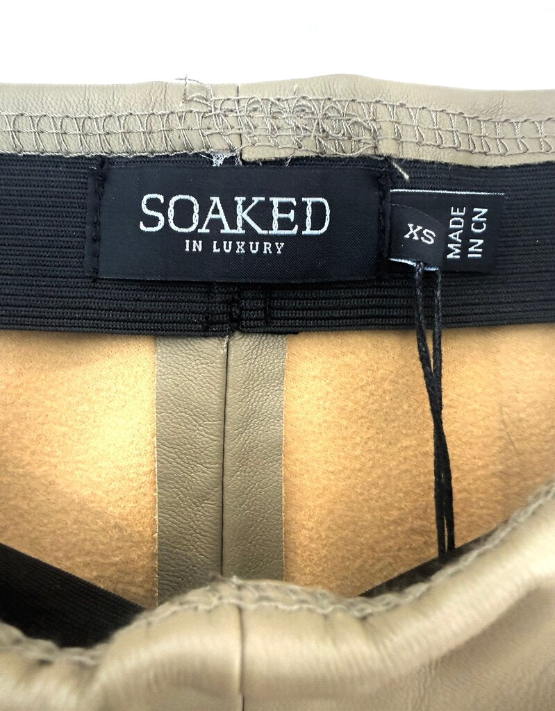 Soaked in Luxury Faux Leather Flared Pants