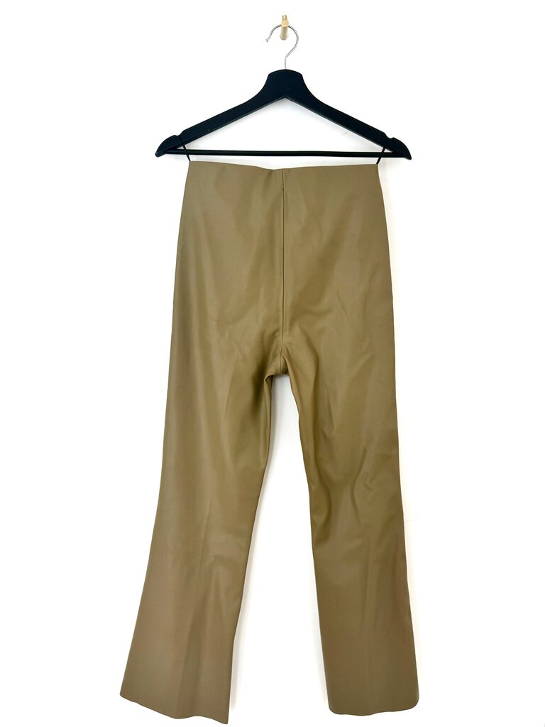 Soaked in Luxury Faux Leather Flared Pants