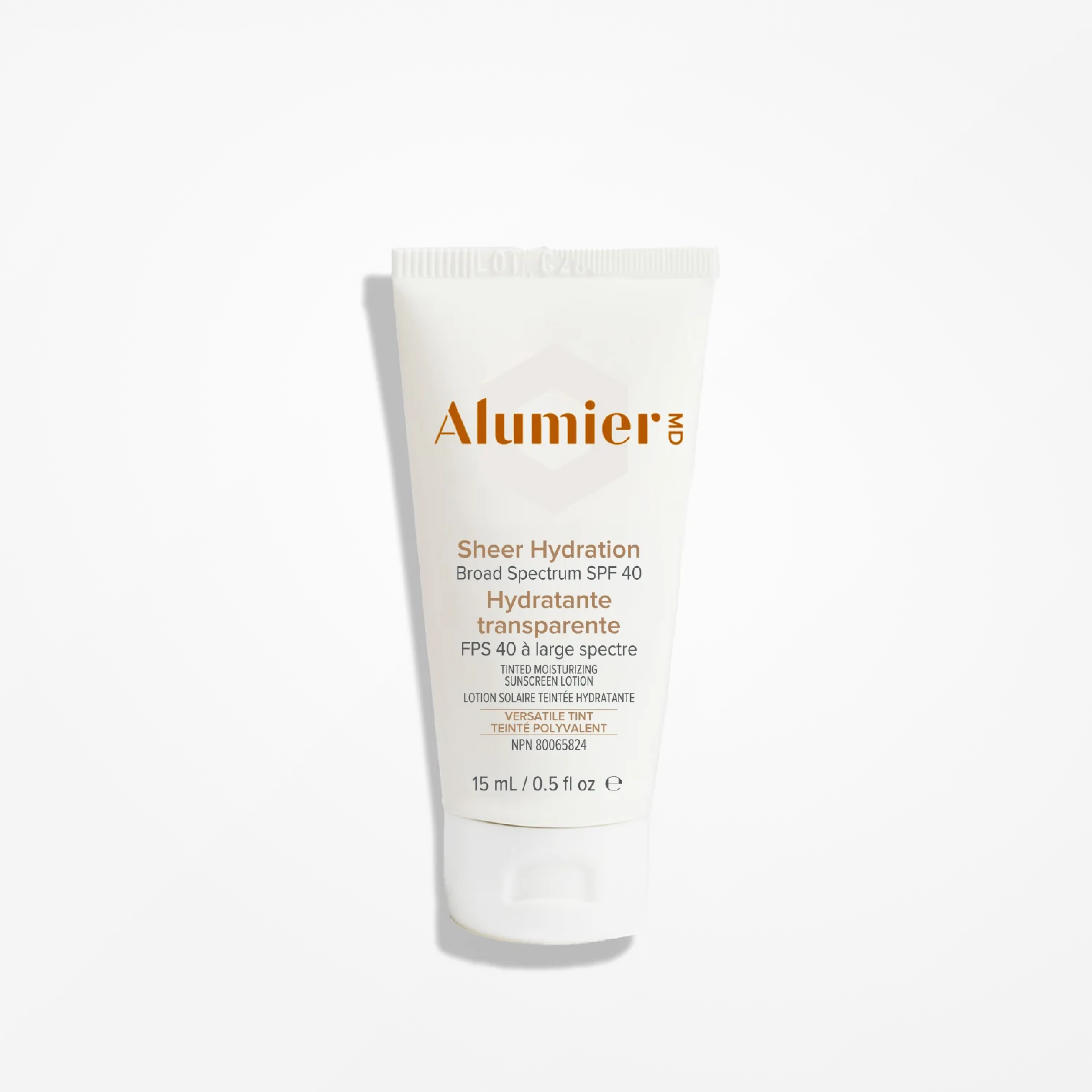 Alumier Sheer Hydration Broad Spectrum SPF40 Versatile Tint Travel Size (15ml)