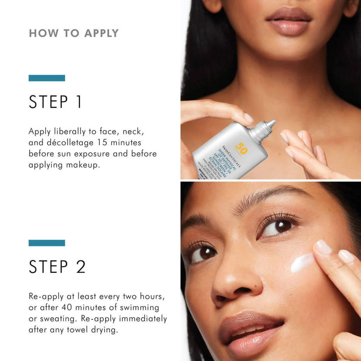 Sheer_Physical_UV_Defense_SPF_50_how_to_apply - PreLoved & Luxe