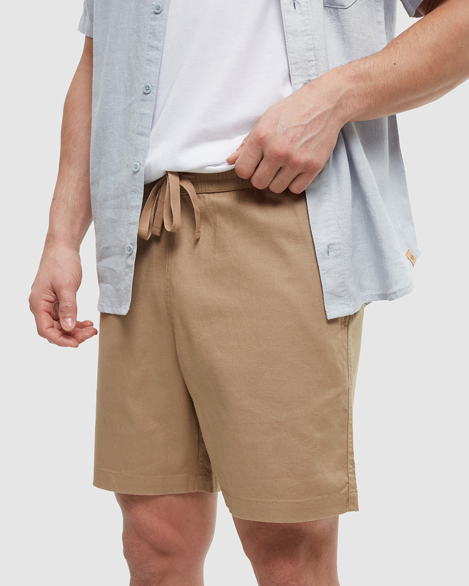 TCM4240-1565-khaki-hemp-stretch-chino-short_3 - PreLoved & Luxe