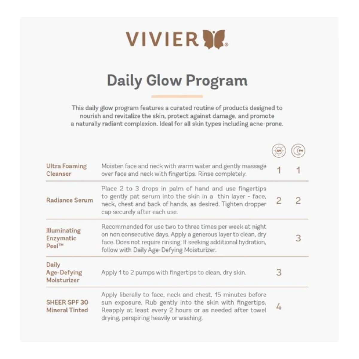 Vivier_Daily_Glow_Program_Routine - PreLoved & Luxe