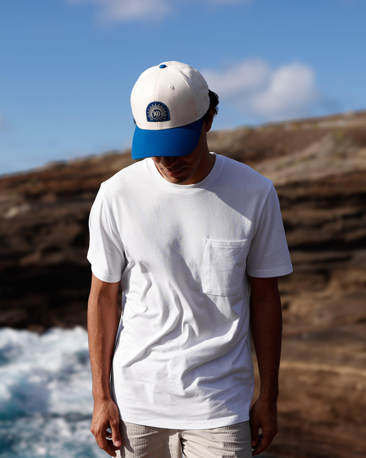 White-6-Panel-Medium-Profile-Baseball-Cap-TAU6569-6212678 - PreLoved & Luxe