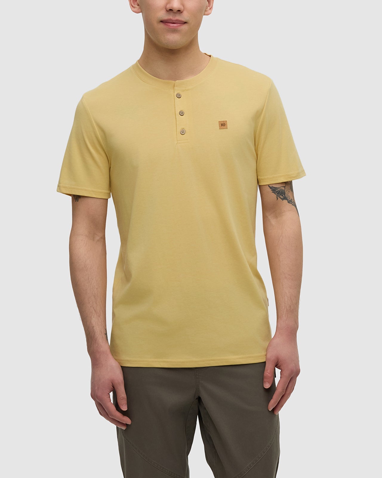 Yellow-Treeblend-Basic-Shortsleeve-Button-Shirt-TCM6345-6043_3 - PreLoved & Luxe