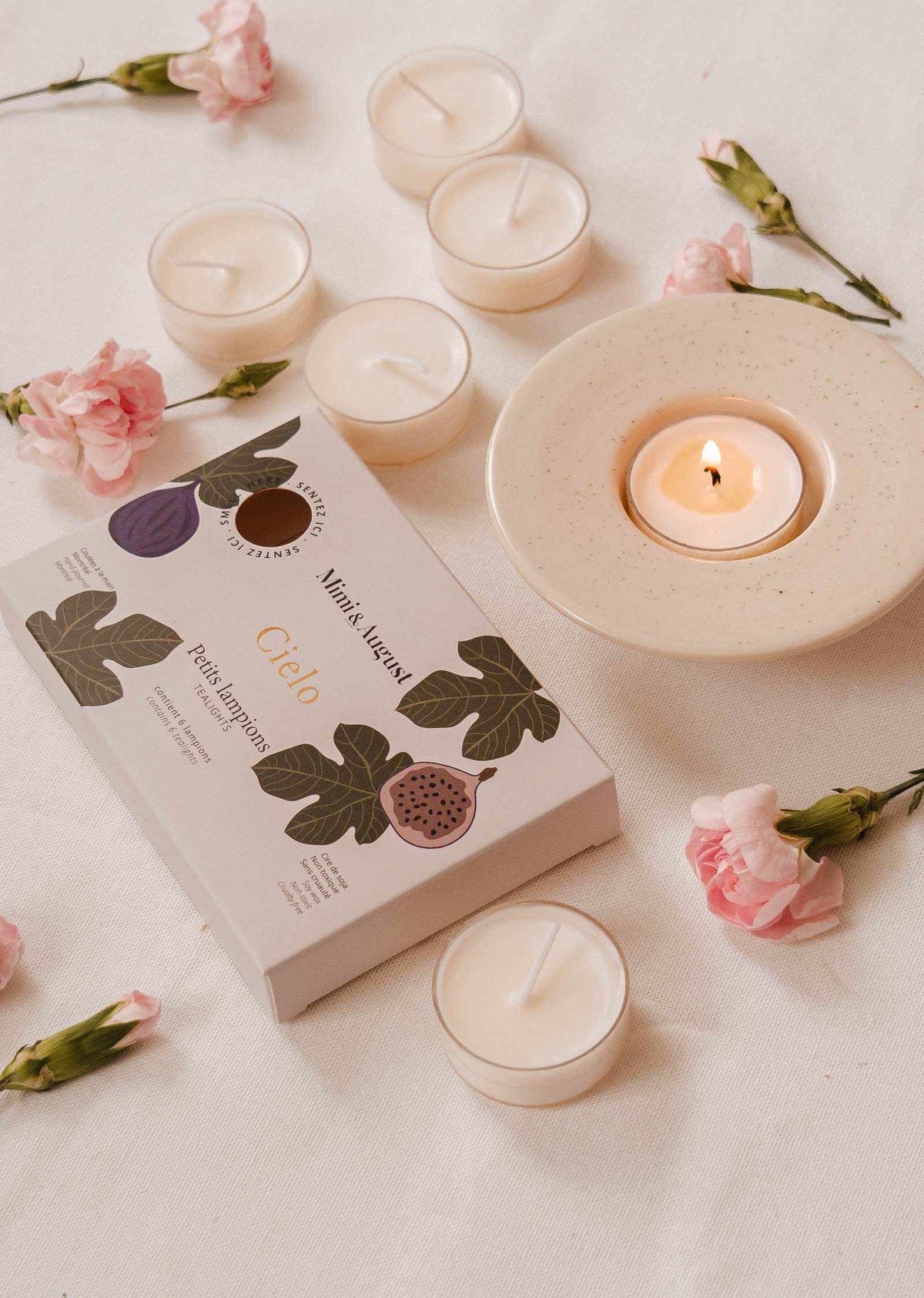 fig-tealight-candles-cielo-soy-wax-set-1 - PreLoved & Luxe