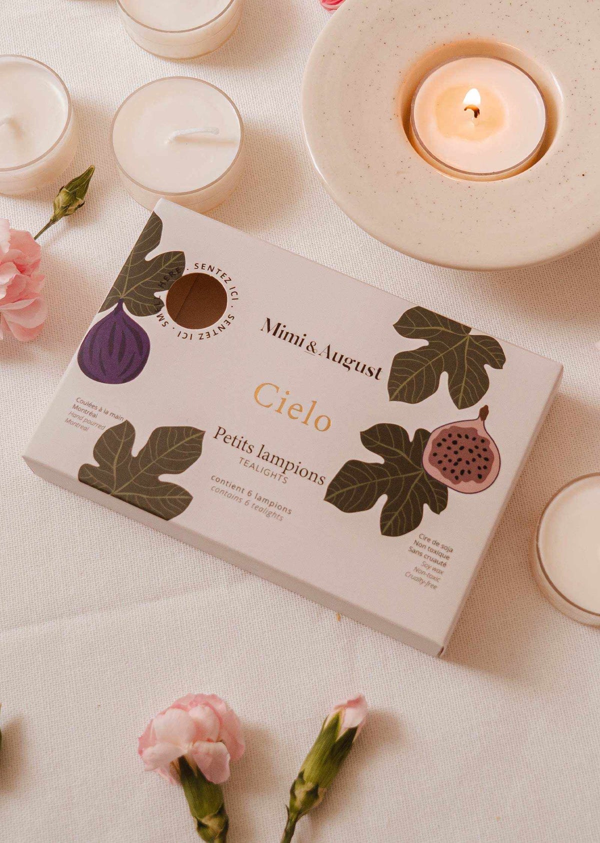 fig-tealight-candles-cielo-soy-wax-set-2 - PreLoved & Luxe