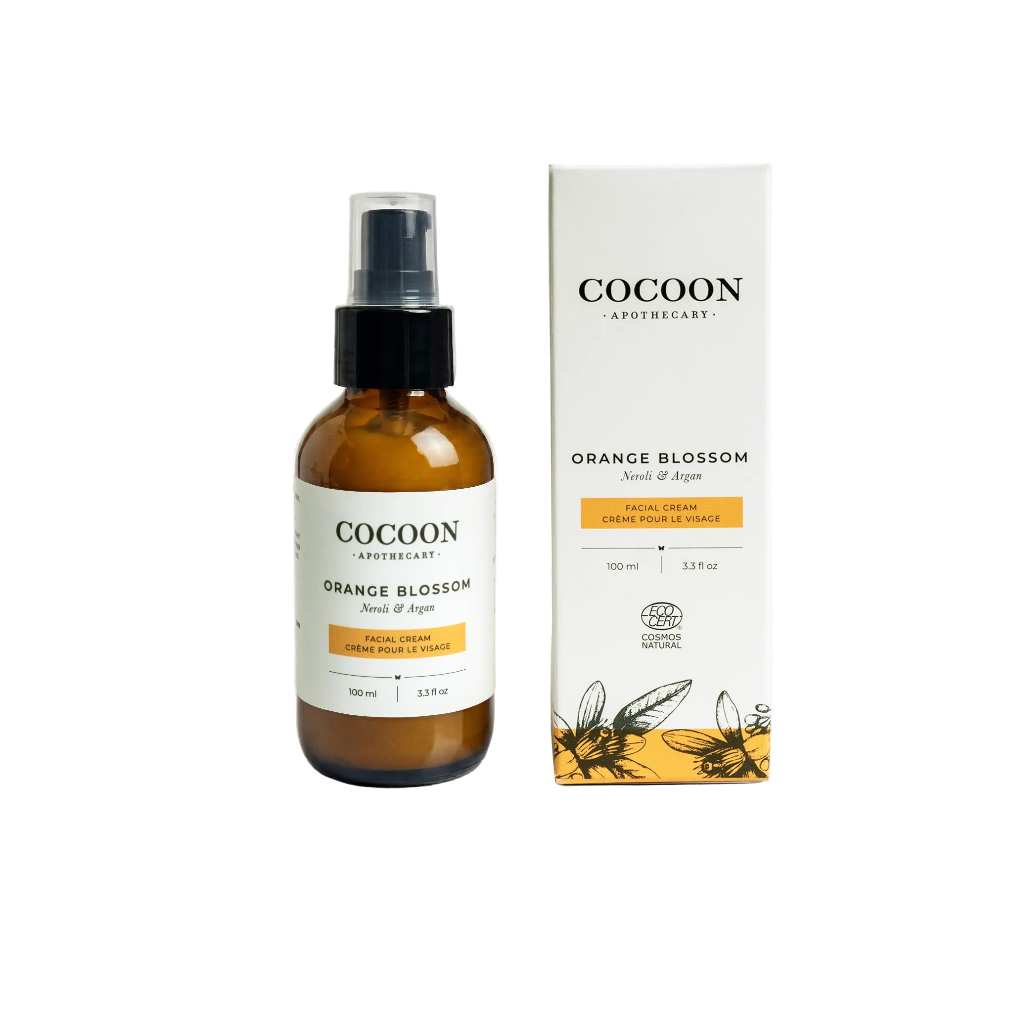 Orange Blossom Facial Cream — Lightweight for Normal to Oily Skin