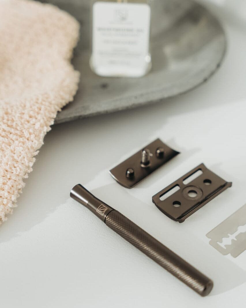 Plastic-Free Metal Single Blade Safety Razor