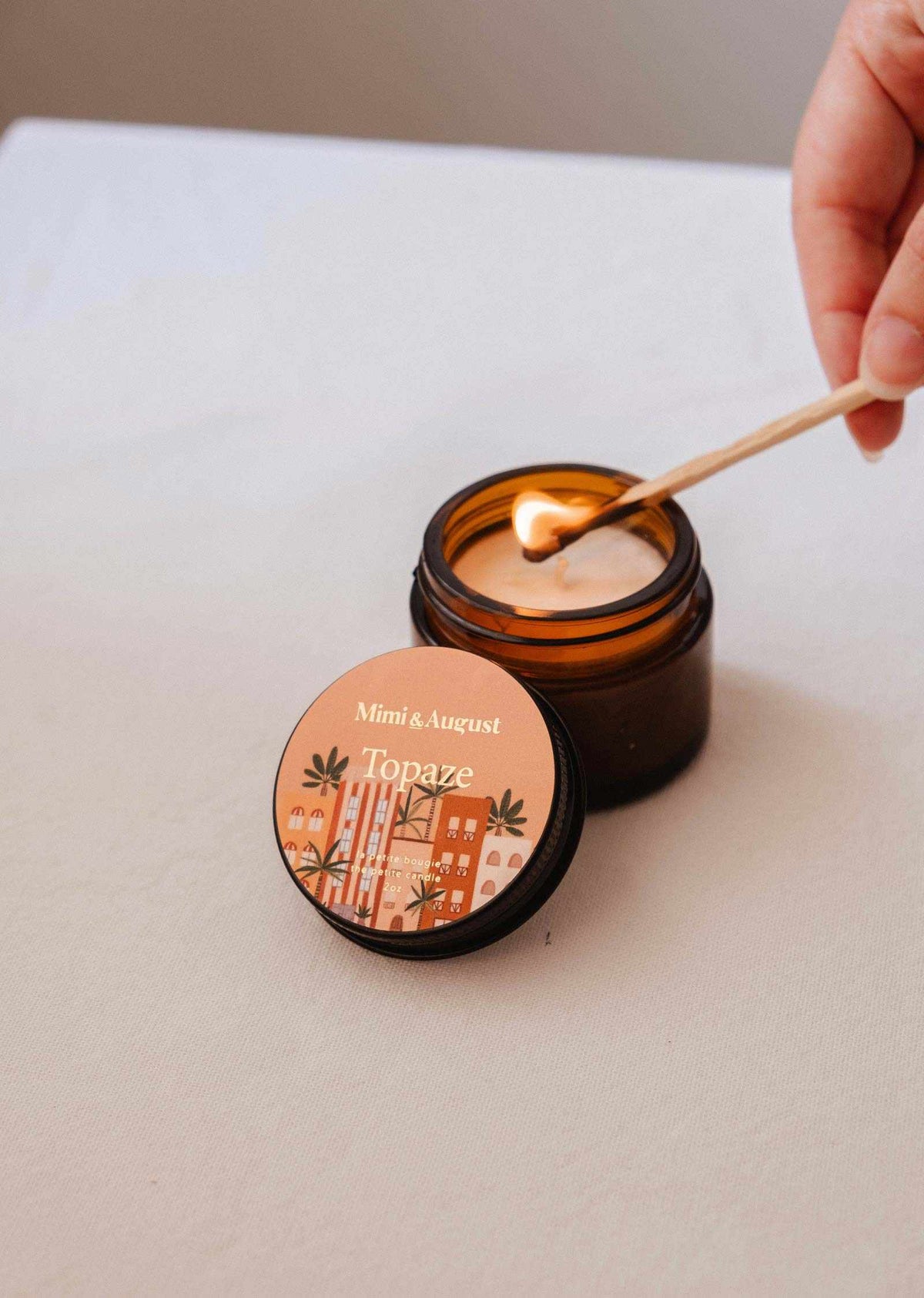 topaze-2-oz-soy-candle-sandalwood-coco-vanilla - PreLoved & Luxe