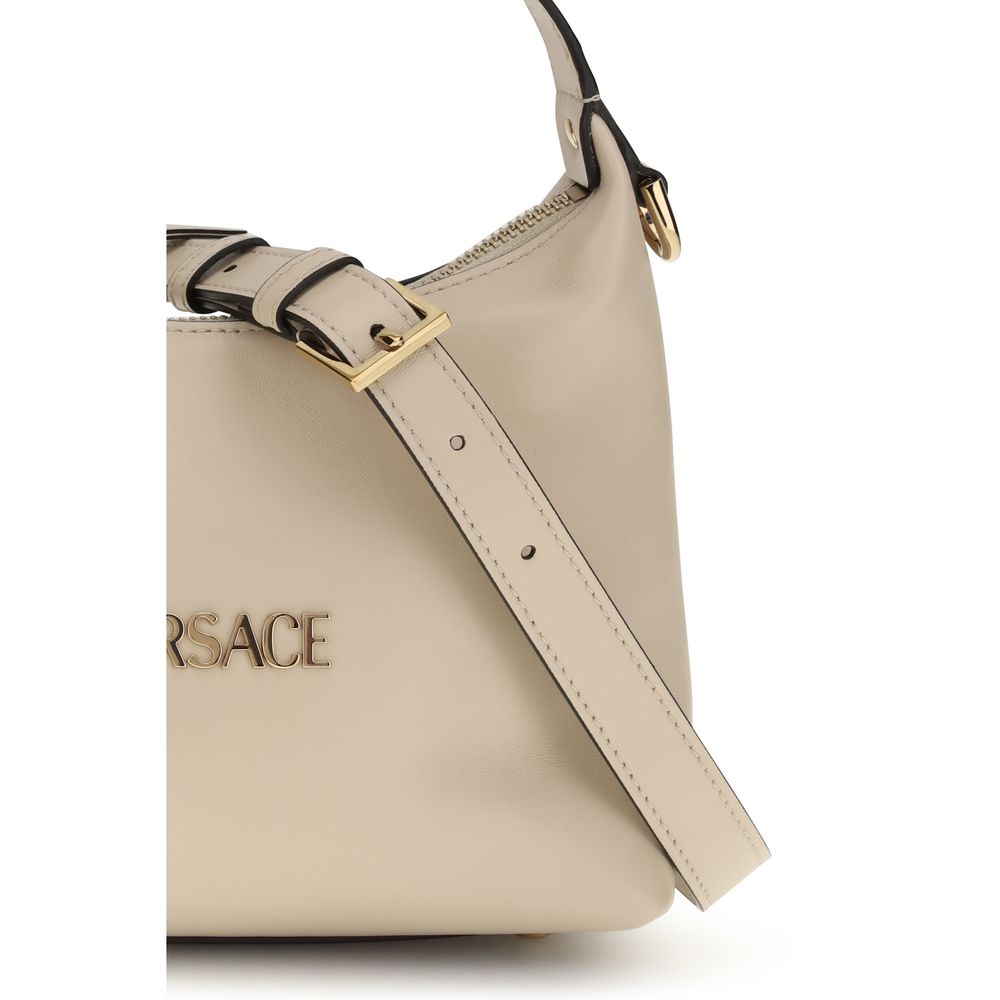 Versace Beige Leather Handbag - PreLoved & Luxe
