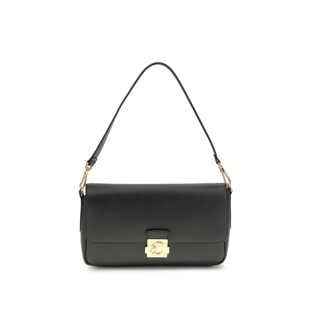 Coccinelle Black Leather  Shoulder Bag