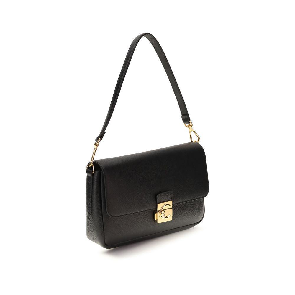 Coccinelle Black Leather  Shoulder Bag