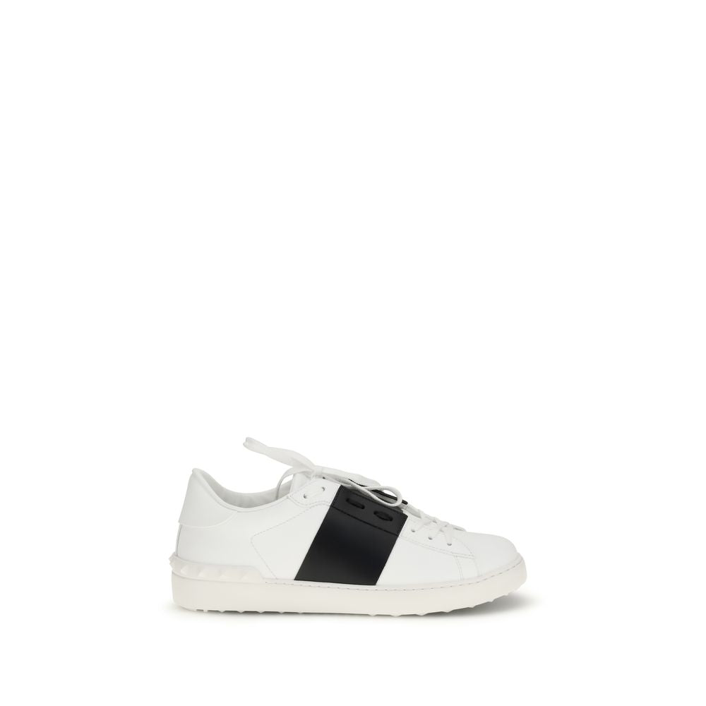 Valentino Garavani White Leather Low Top Sneakers