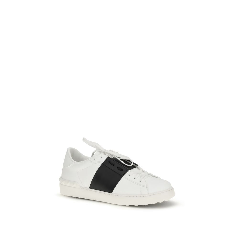 Valentino Garavani White Leather Low Top Sneakers