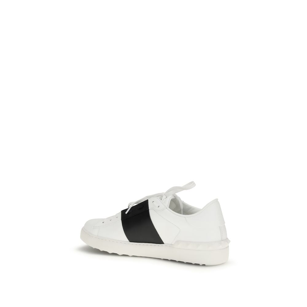 Valentino Garavani White Leather Low Top Sneakers