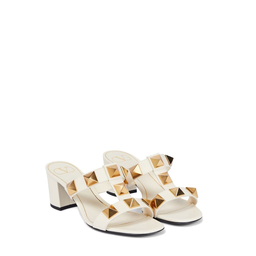 Valentino Garavani White Platform Sandals