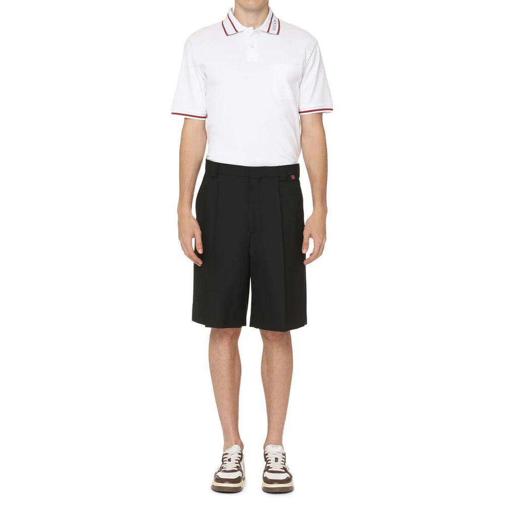 Gucci Black Bermuda Shorts