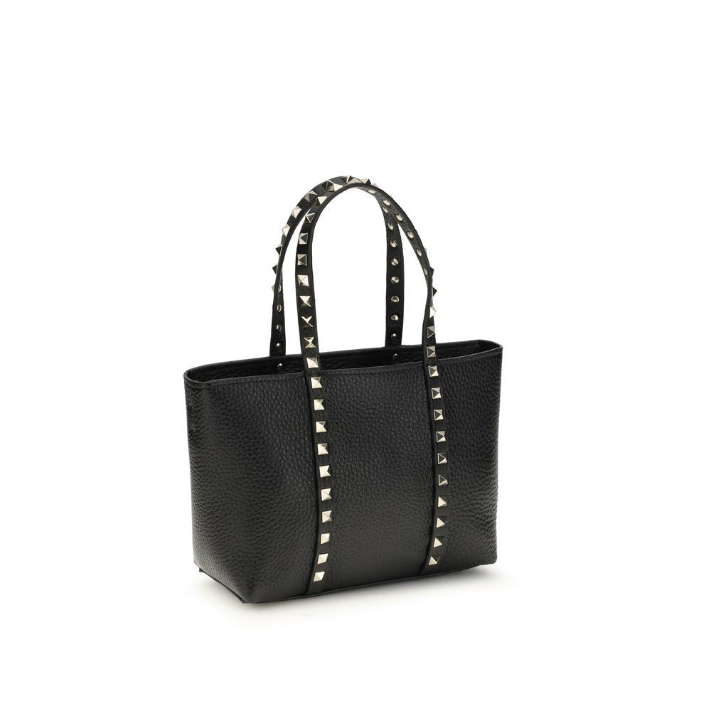 Valentino Garavani Black Leather Shoulder Bag