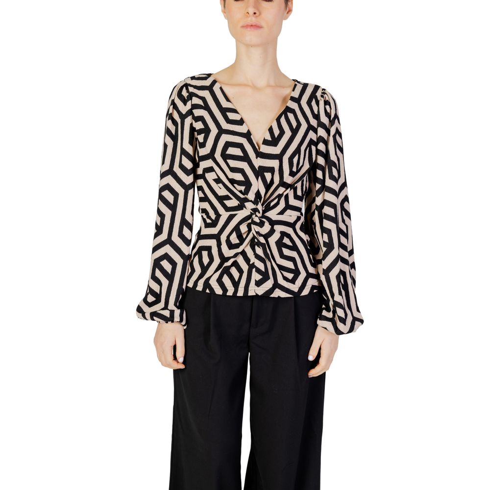 Jacqueline De Yong Beige Blouse