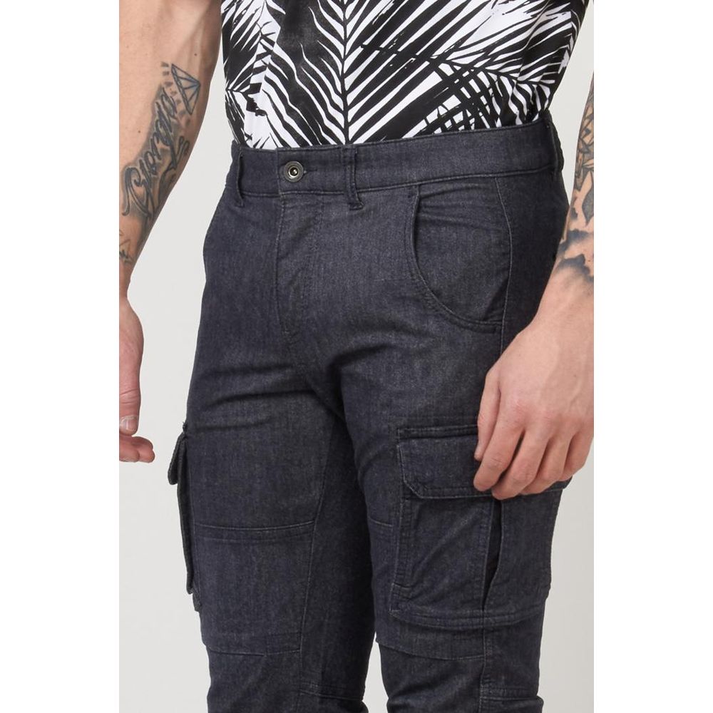 Gas Blue Cargo Pants