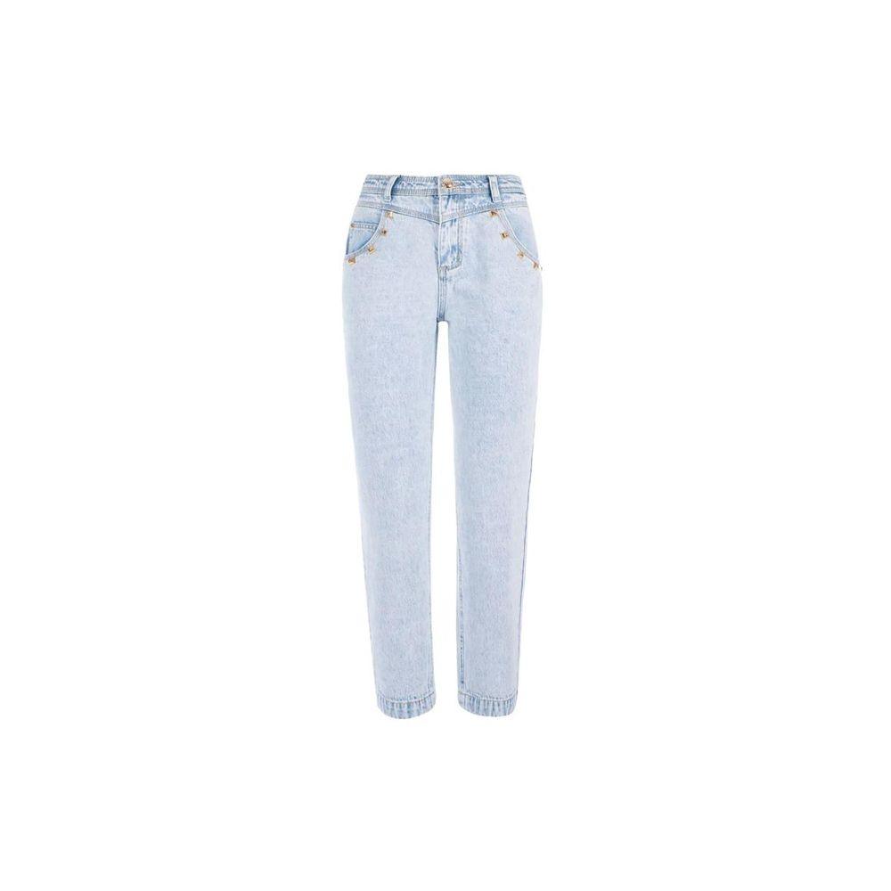 Yes Zee Blue Cotton Boyfriend Jeans