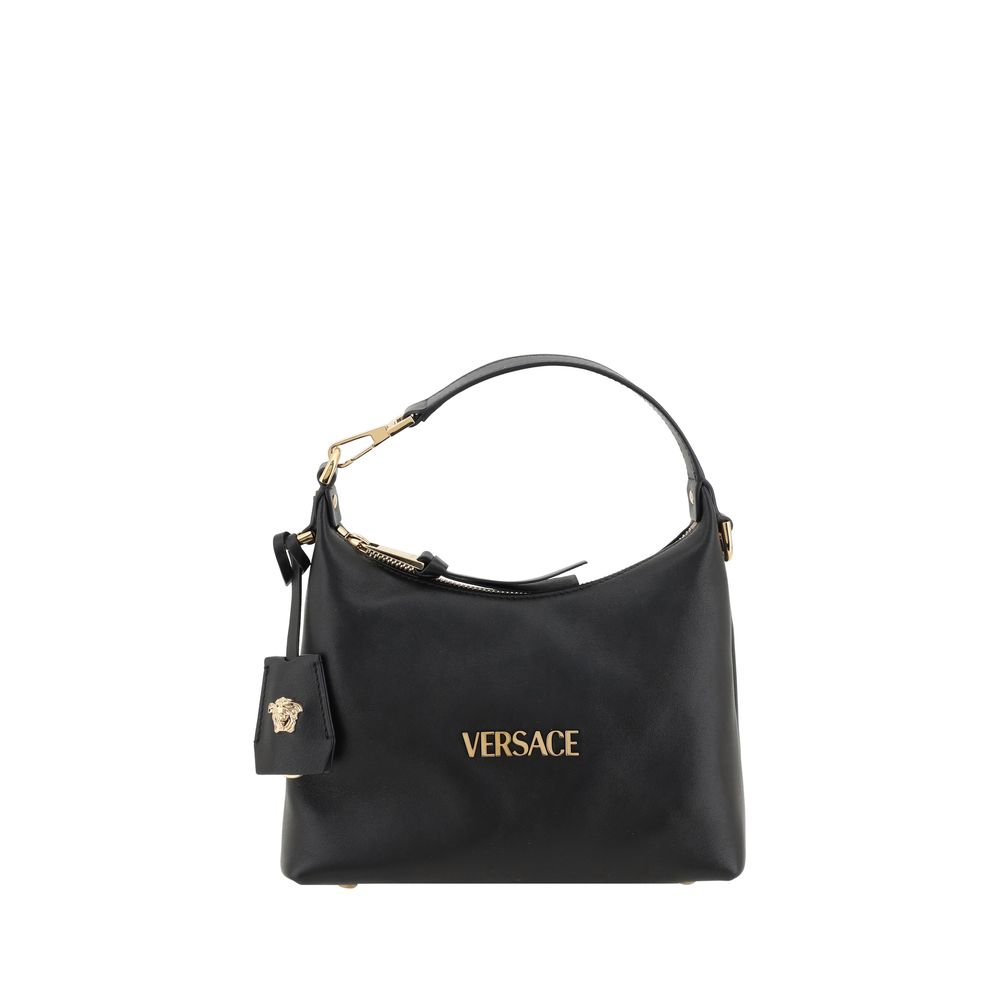 Versace Black Leather Handbag - PreLoved & Luxe