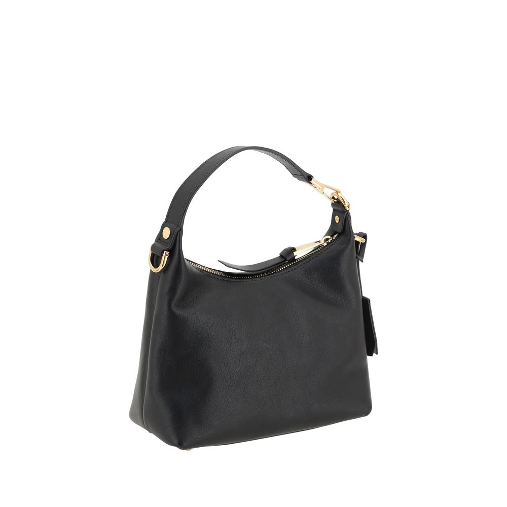 Versace Black Leather Handbag - PreLoved & Luxe