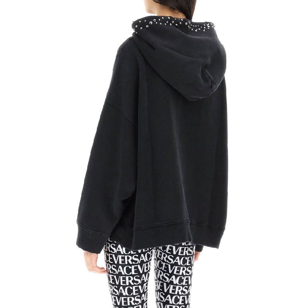 Versace Black Cotton Sweatshirt - PreLoved & Luxe
