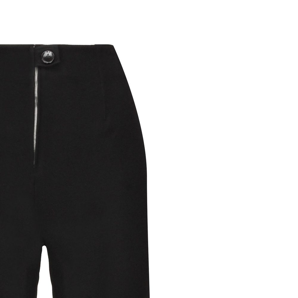 Alaïa Black Wool-Blend Leggings