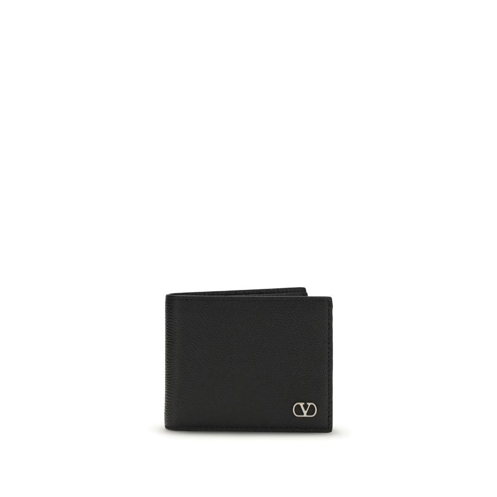 Valentino Garavani Black Leather Wallet