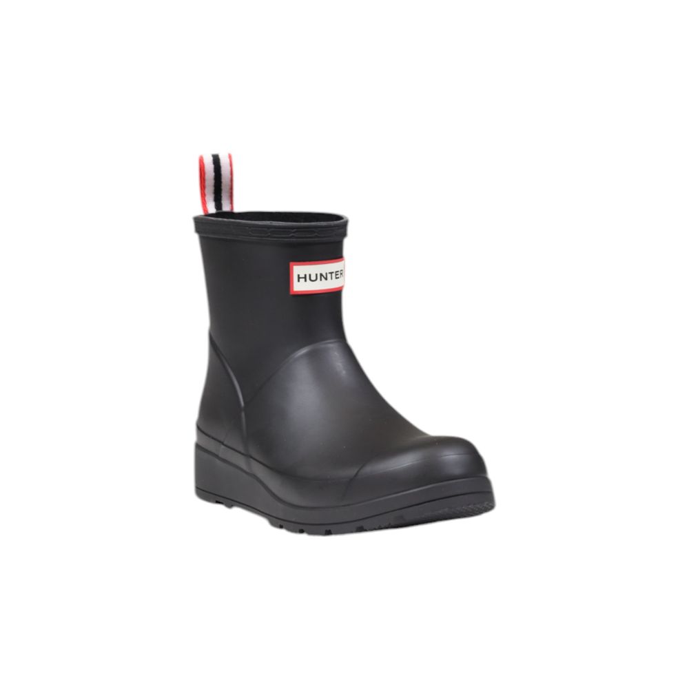 Hunter Black Recycled Ankle Boots